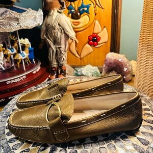 Michael Shannon Danita Elegant Bronze Moccasins/Loafer Size 9 Wide